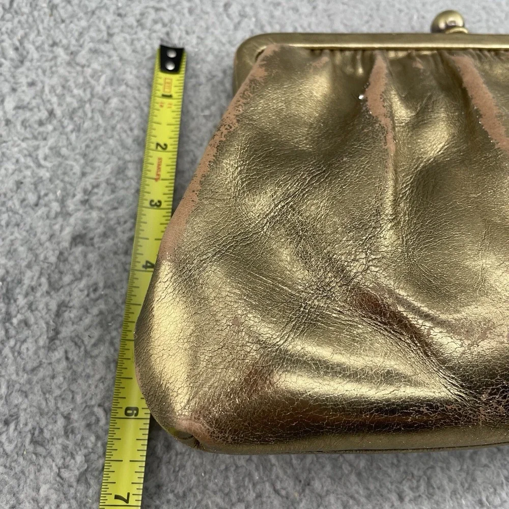 Patricia Nash Cross Body Bag Purse Distresseed *Leather Metallic Antique Gold
